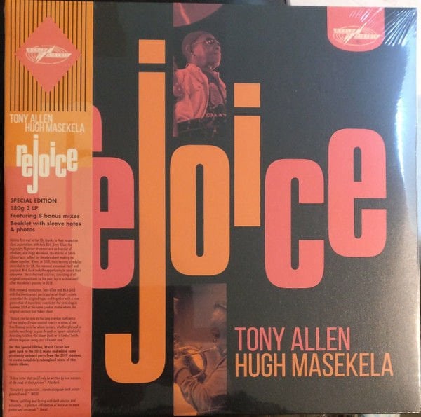 TONY ALLEN & HUGH MASEKELA - REJOICE (2020) - 2LP 180GR AFROBEAT JAZZ SPECIAL EDITION SIFIR PLAK