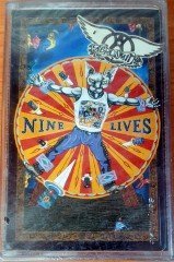 AEROSMITH - NINE LIVES (1997) SONY CASSETTE MADE IN TURKEY ''NEW''