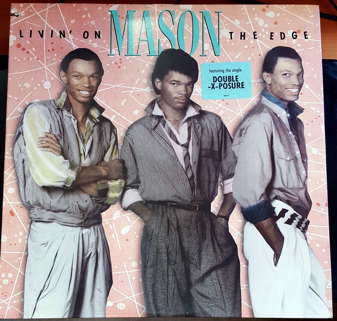 MASON - LIVIN' ON THE EDGE (1987) PLAK 2.EL PROMO COPY