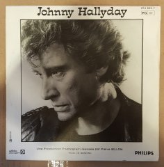 JOHNNY HALLYDAY - L'AMOUR VIOLENT / LA FILLE D'EN FACE - 7'' 45 DEVİR 2.EL PLAK