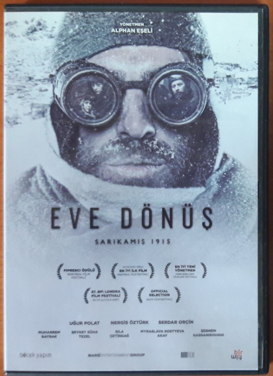 EVE DÖNÜŞ SARIKAMIŞ 1915 - UĞUR POLAT - SERDAR ORÇİN - ALPHAN EŞELİ - DVD 2.EL