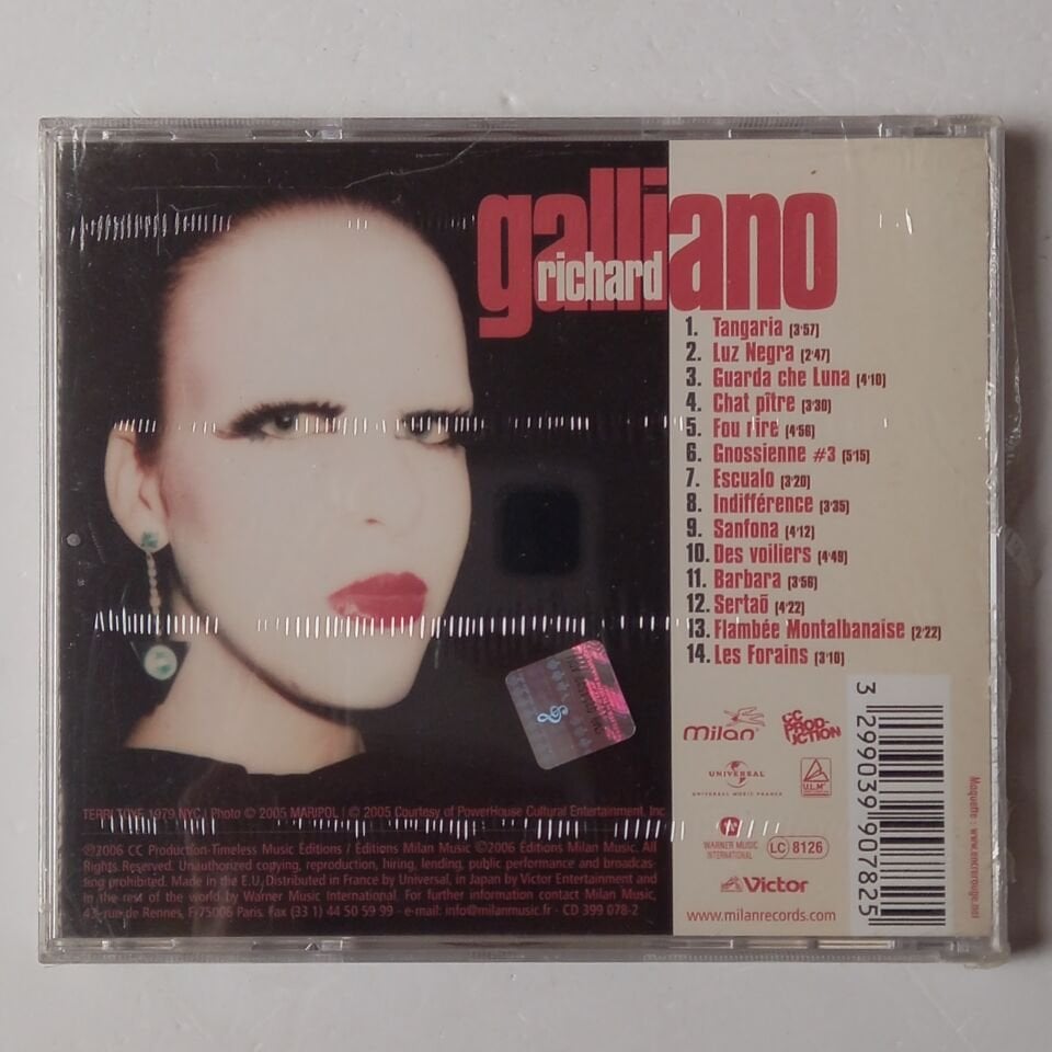 RICHARD GALLIANO – LUZ NEGRA (2006) - CD AMBALAJINDA SIFIR