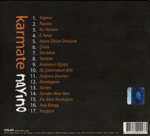 KARMATE - NAYİNO (2010) KALAN MÜZİK CD 2.EL