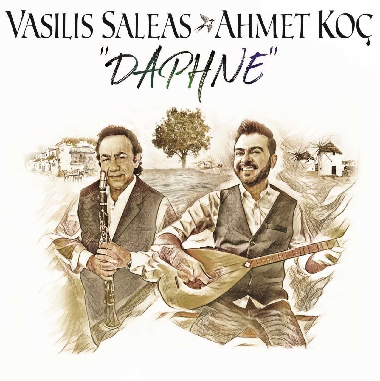 VASILIS SALEAS & AHMET KOÇ - DAPHNE - LP 2021 SIFIR PLAK