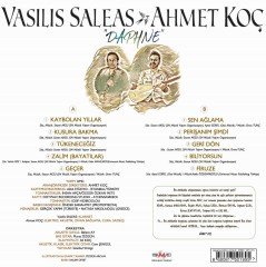 VASILIS SALEAS & AHMET KOÇ - DAPHNE - LP 2021 SIFIR PLAK