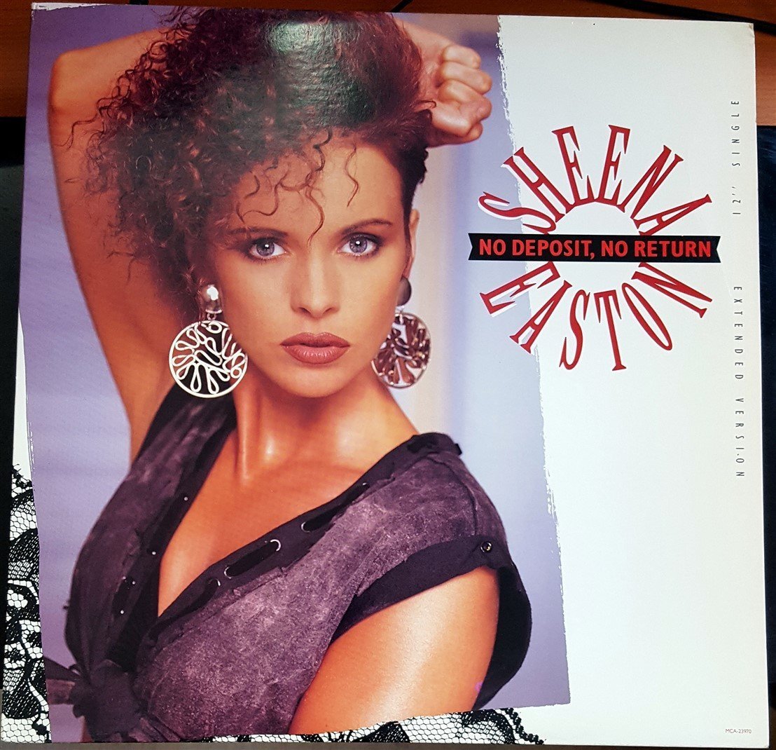 SHEENA EASTON - NO DEPOSIT NO RETURN (1989) 12'' MAXI SINGLE PLAK 2.EL