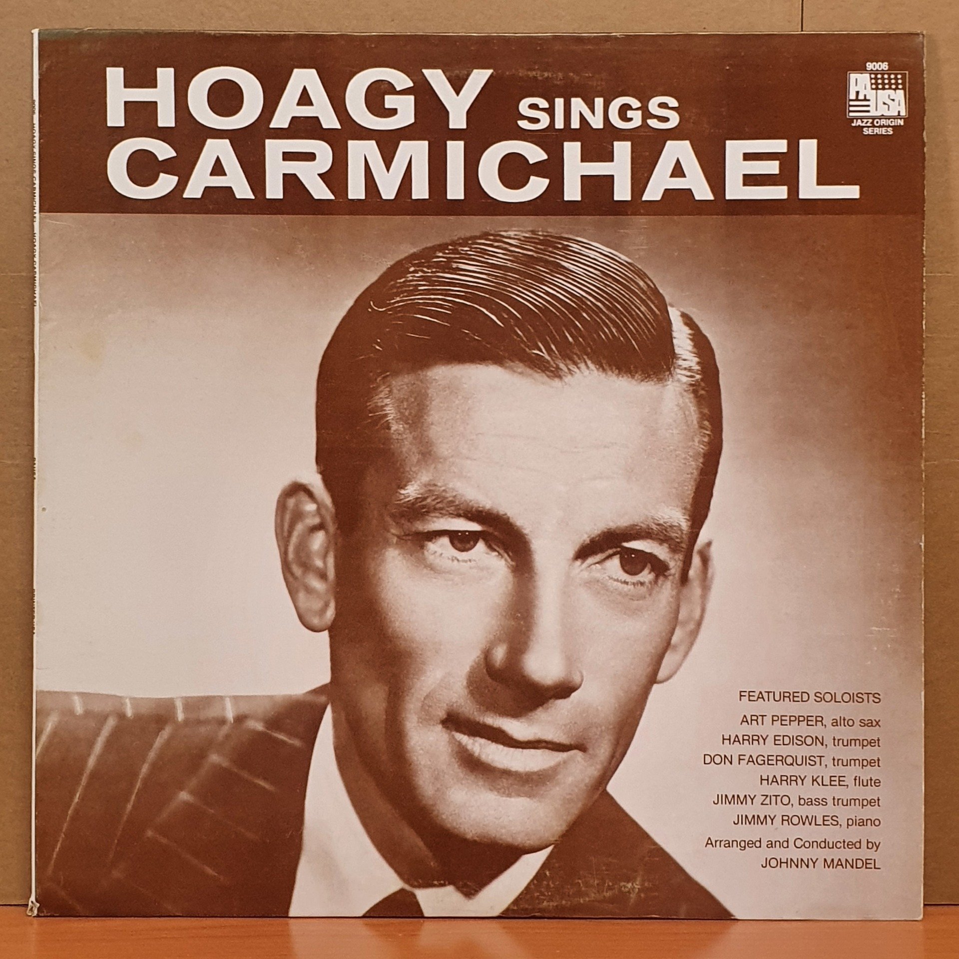 HOAGY CARMICHAEL - HOAGY SINGS CARMICHAEL (1982) - LP 2.EL PLAK