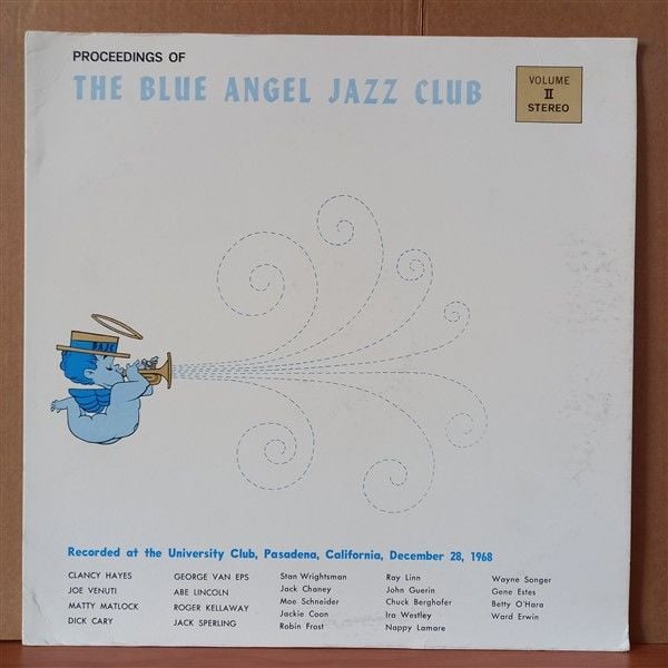 THE BLUE ANGEL JAZZ CLUB / JAZZ AT PASADENA '68 VOLUME 2 (1969) - LP 2.EL PLAK
