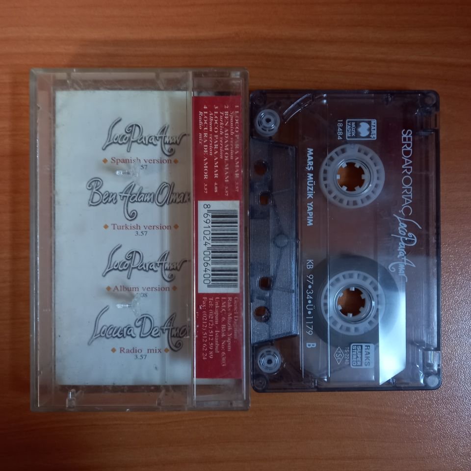 SERDAR ORTAÇ - LOCO PARA AMAR (1997) - KASET 2.EL