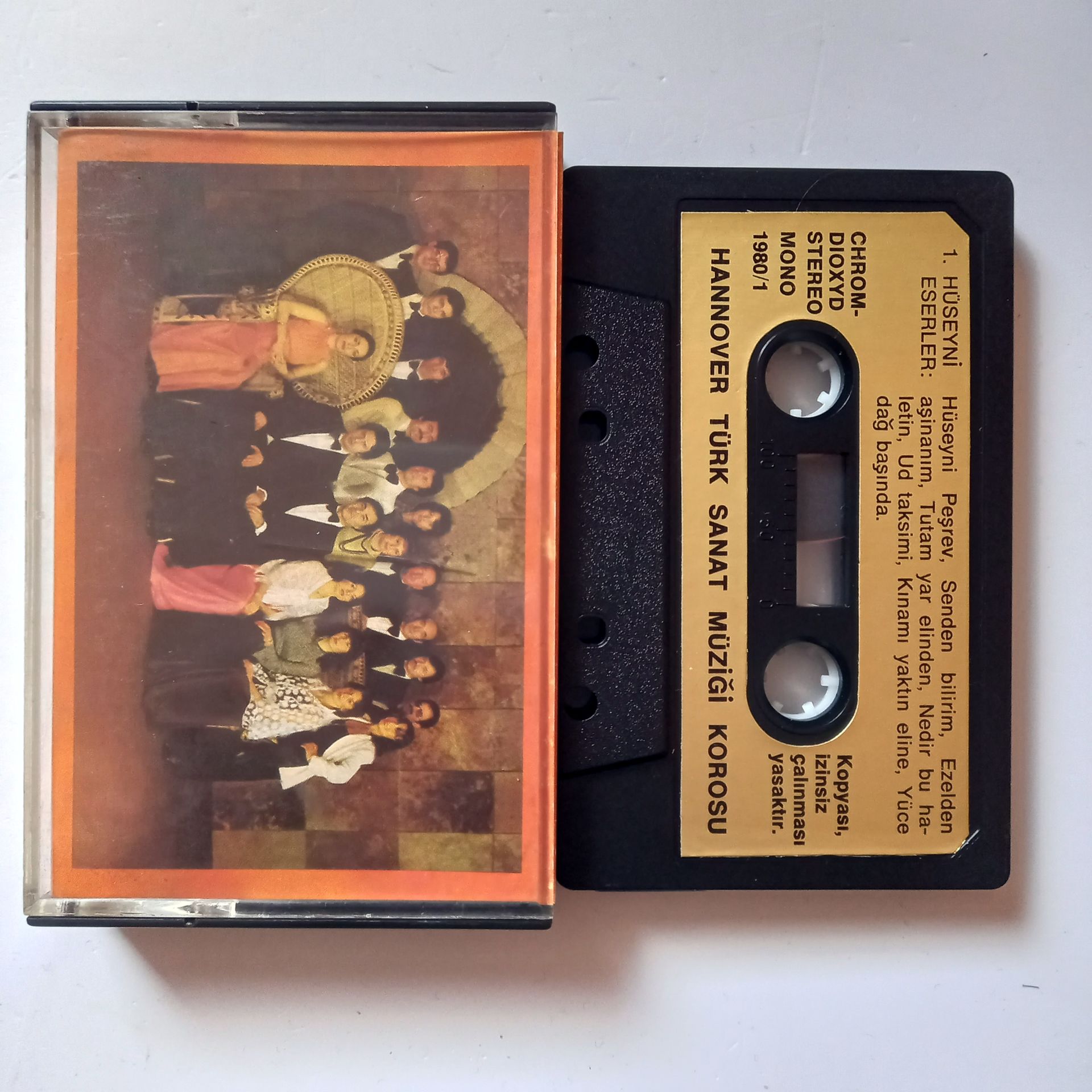 HANNOVER TÜRK SANAT MÜZİĞİ KOROSU (1980) - KASET 2.EL