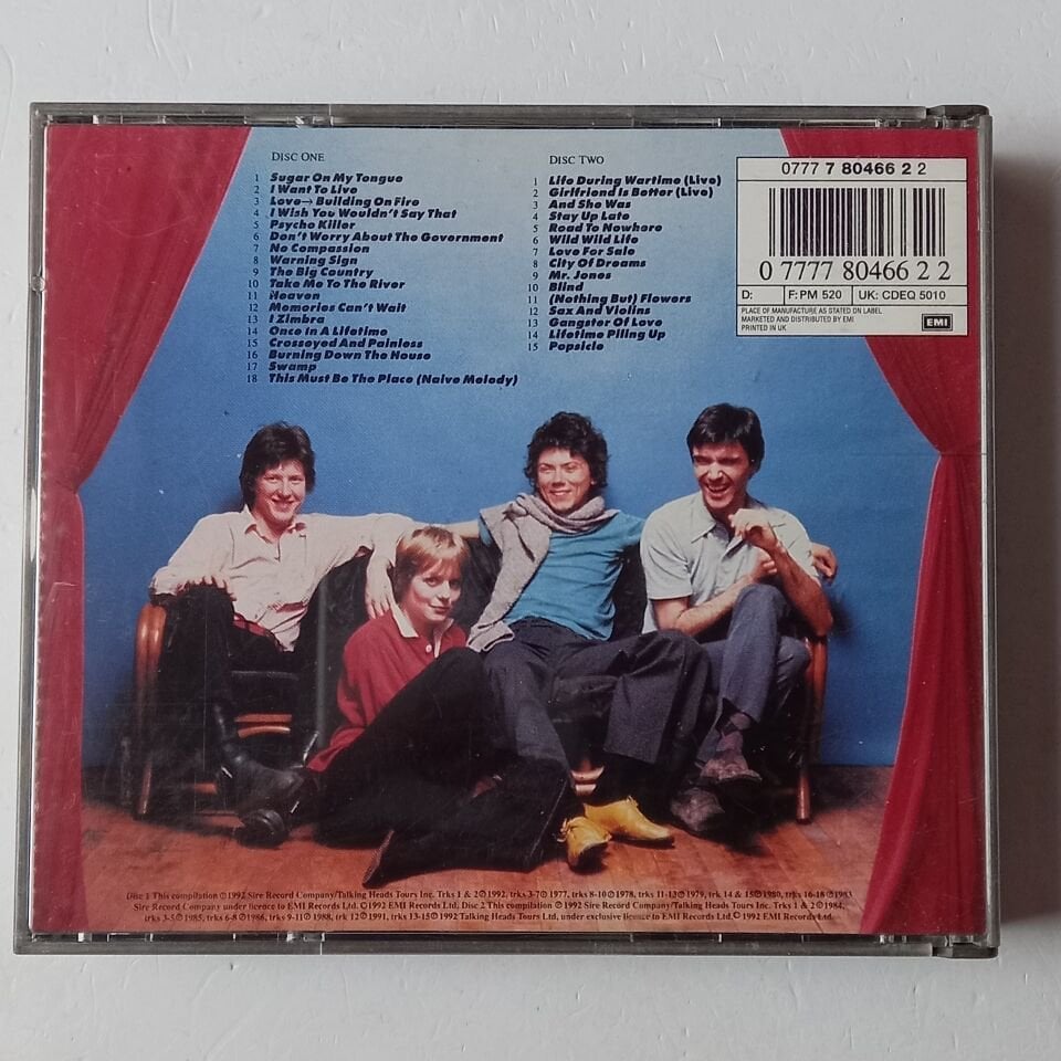TALKING HEADS – SAND IN THE VASELINE / POPULAR FAVORITES 1976-1992 (1992) - 2CD 2.EL