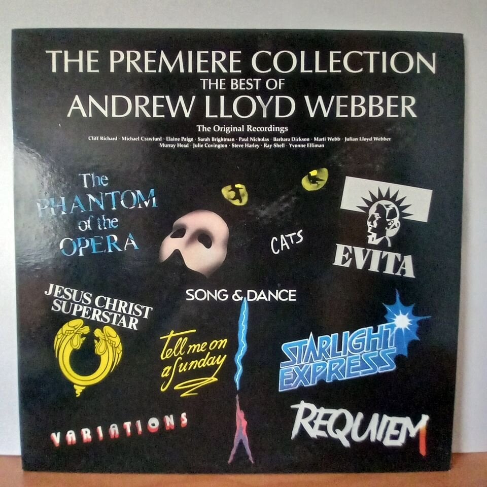 ANDREW LLOYD WEBBER – THE PREMIERE COLLECTION - THE BEST OF ANDREW LLOYD WEBBER (1988) - LP 2.EL PLAK