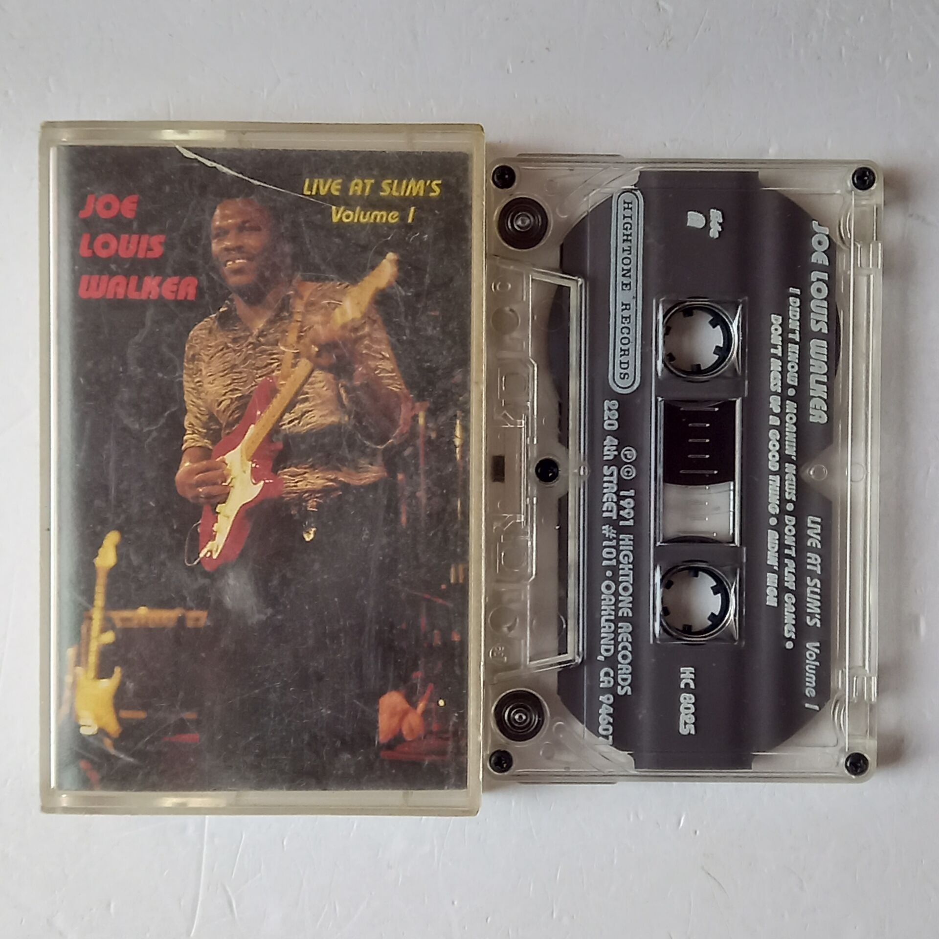 JOE LOUIS WALKER – LIVE AT SLIM'S VOLUME 1 (1991) - KASET 2.EL