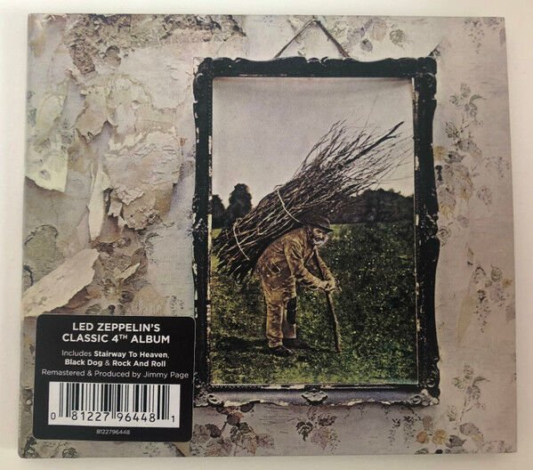 LED ZEPPELIN – IV (1971) - CD REMASTERED 2014 REISSUE GATEFOLD CARDBOARD SLEEVE AMBALAJINDA SIFIR