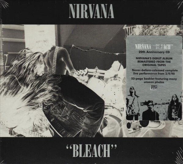 NIRVANA – BLEACH (1989) - CD 20TH ANNIVERSARY DELUXE EDITION REMASTERED 2016 REISSUE DIGISLEEVE AMBALAJINDA SIFIR