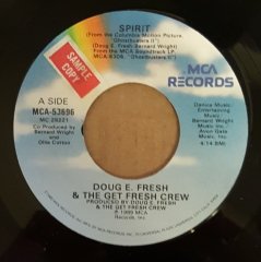DOUG E. FRESH & THE GET FRESH CREW - SPIRIT / SPIRIT REMIX (GHOSTBUSTERS II SOUNDTRACK) - 7'' 45 DEVİR 2.EL PLAK