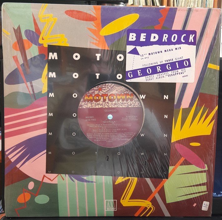 GEORGIO - BEDROCK (1987) - 12'' MAXI SINGLE VINYL PLAK 2.EL