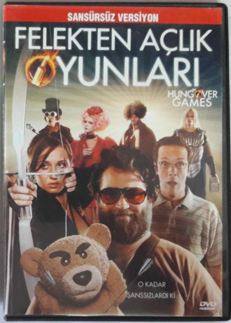 FELEKTEN AÇLIK OYUNLARI - THE HANGOVER GAMES - BEN BEGLEY - ROSS NATHAN - HERBERT RUSSELL - DVD 2.EL