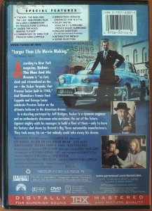 TUCKER - JEFF BRIDGES - DVD 2.EL 1. BÖLGE TR ALTYAZI YOKTUR