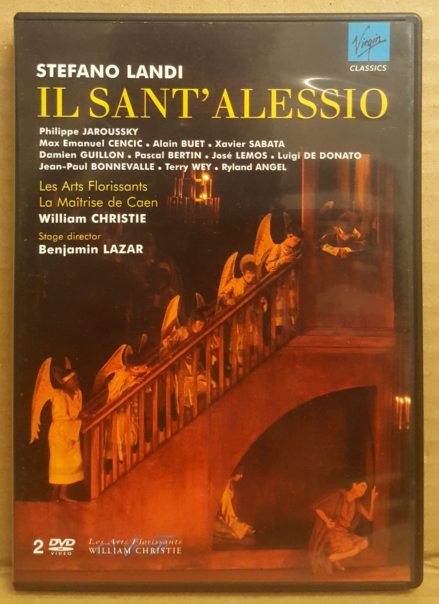 STEFANO LANDI - IL SANT' ALESSIO / PHILIPPE JAROUSSKY MAX EMANUEL CENCIC ALAIN BUET XAVIER SABATA BENJAMIN LAZAR (2008) - 2DVD 2.EL