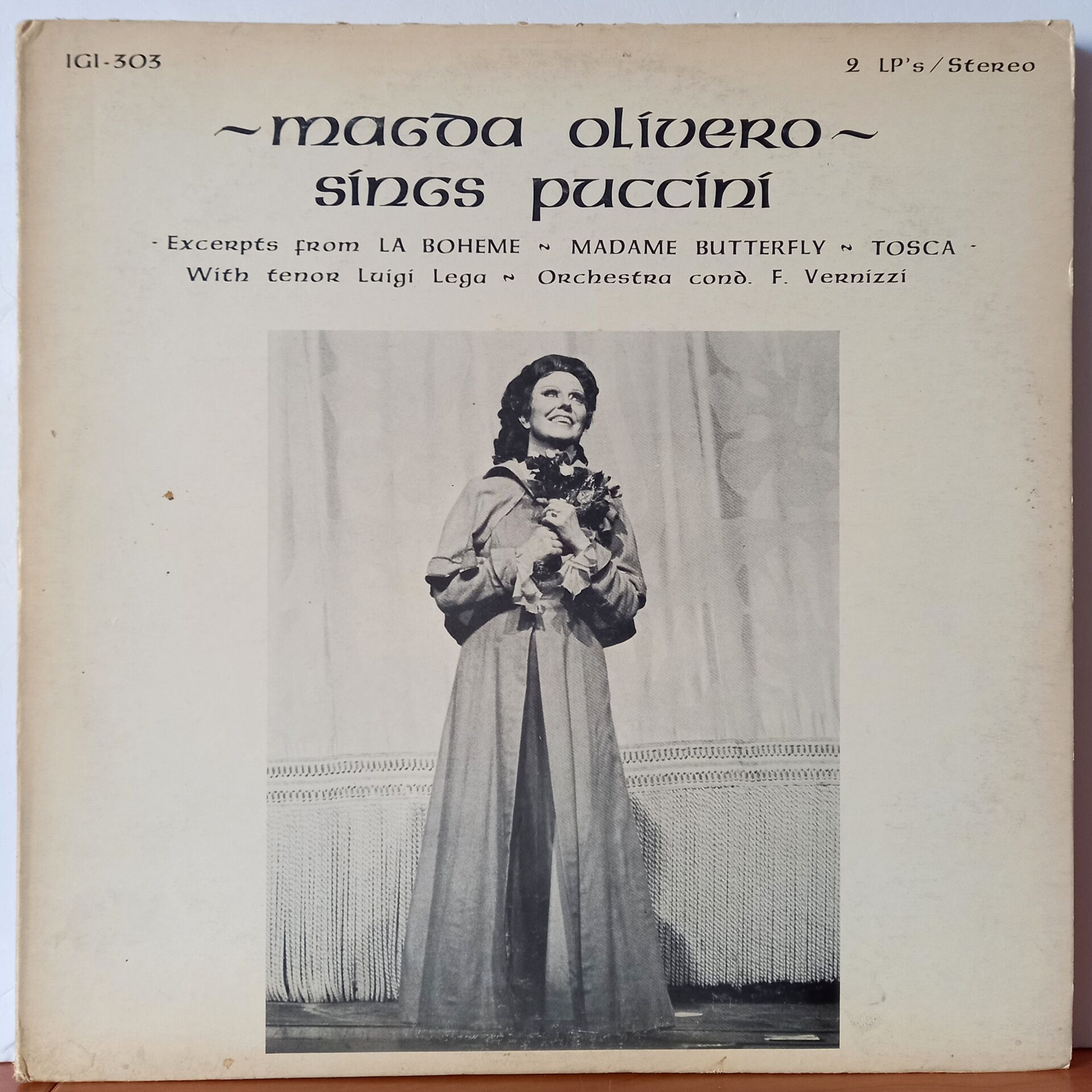 MAGDA OLIVERO – SINGS PUCCINI (1978) - 2LP 2.EL PLAK