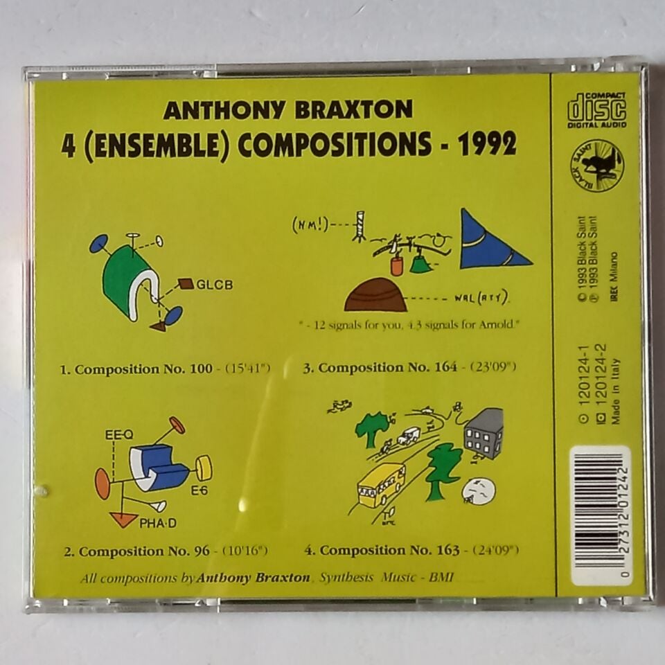 ANTHONY BRAXTON – 4 (ENSEMBLE) COMPOSITIONS 1992 (1993) - CD 2.EL