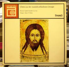 RUSSIAN ORTHODOX LITURGIE LP SLAVONIC CAPELLA