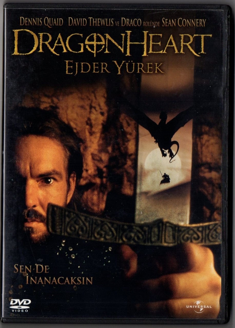 DRAGON HEART - EJDER YÜREK - DENNIS QUAID - SEAN CONNERY - DVD 2.EL