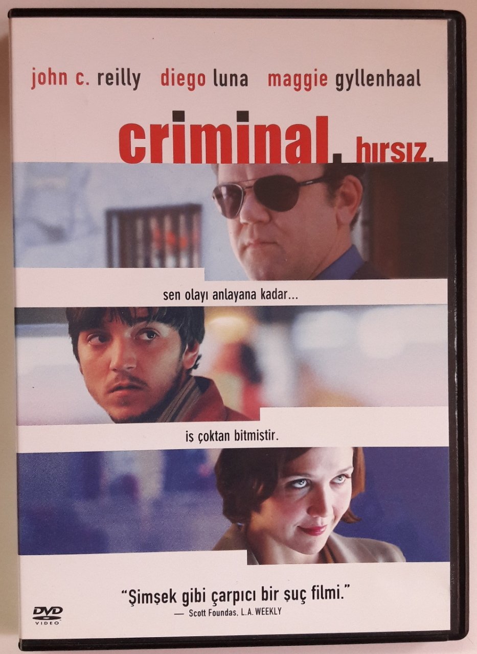 CRIMINAL - HIRSIZ - JOHN C. REILLY - DVD 2.EL