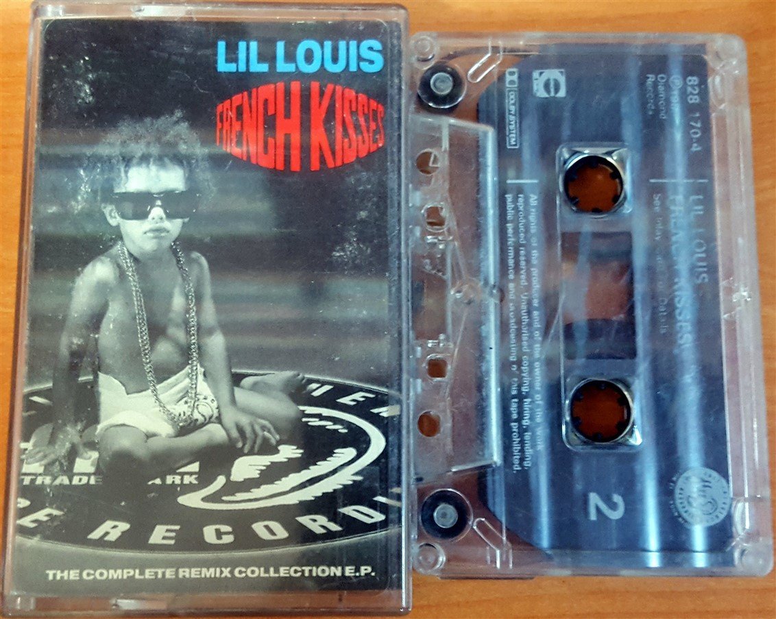 LIL LOUIS - FRENCH KISSES / THE COMPLETE REMIX COLLECTION E.P. (1989) DIAMOND RECORDS / MADE IN UK KASET 2.EL