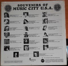 SOUVENIRS OF MUSIC OF CITY U.S.A. - DÖNEM BASKISI PLAK SIFIR