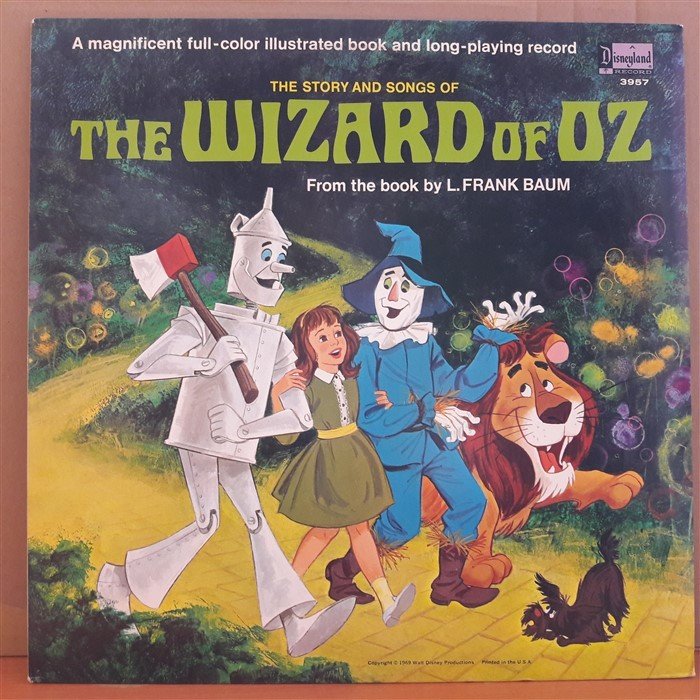 THE WIZARD OF OZ (1969) - WALT DISNEY - LP PLAK 2.EL