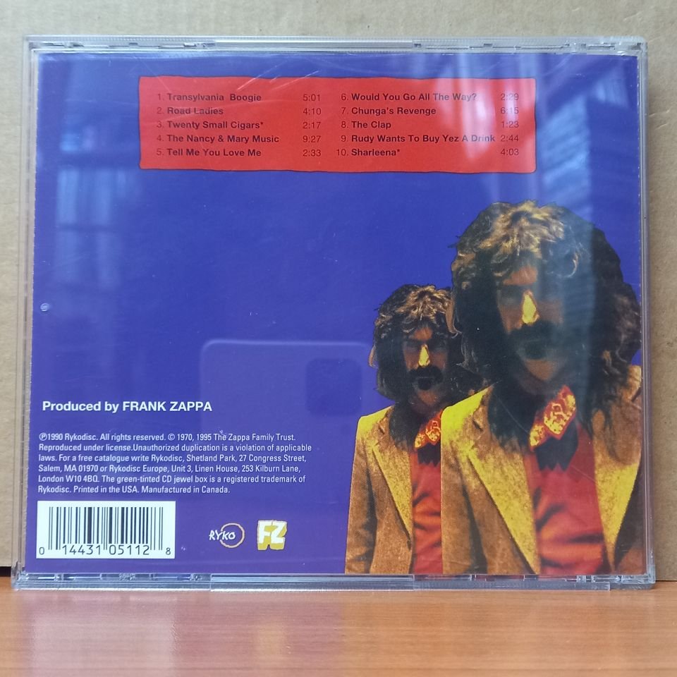 FRANK ZAPPA - CHUNGA'S REVENGE (1995) - CD 2.EL