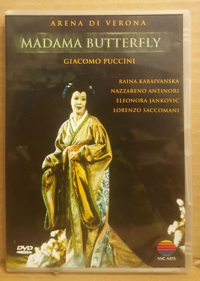 PUCCINI - MADAMA BUTTERFLY / RAINA KABAIVANSKA NAZZARENO ANTINORI ELEONORA JANKOVIC (1983) - DVD 1996 EDITION 2.EL