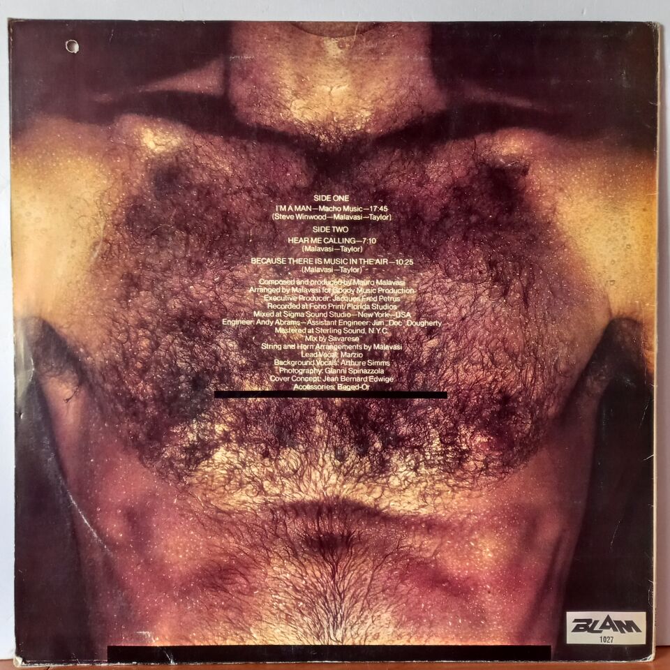 MACHO – I'M A MAN (1978) - LP YERLİ BASKI 2.EL PLAK