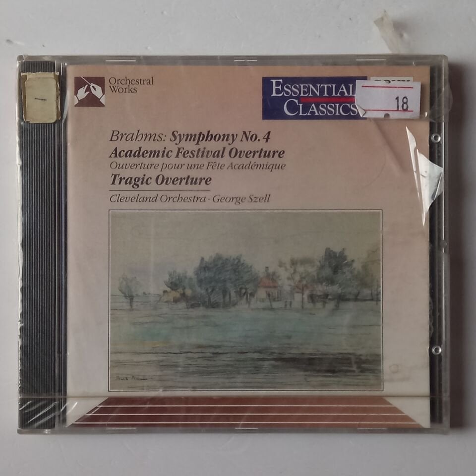 BRAHMS - CLEVELAND ORCHESTRA / GEORGE SZELL – SYMPHONY NO. 4 ACADEMIC FESTIVAL OVERTURE (1991) - CD AMBALAJINDA SIFIR
