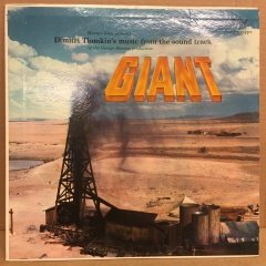 GIANT SOUNDTRACK DIMITRI TIOMKIN 2.EL PLAK ROCK HUDSON ELIZABETH TAYLOR