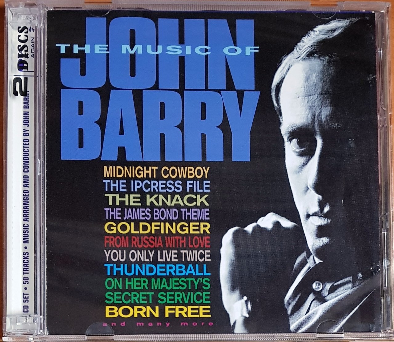 THE MUSIC OF JOHN BARRY / MIDNIGHT COWBOY, THE IPCRESS FILE, THE KNACK, THE JAMES BOND THEME (1976) 1999 PLAY IT AGAIN 2CD 2.EL