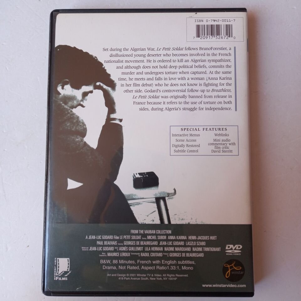 LE PETIT SOLDAT - JEAN LUC GODARD, ANNA KARINA - DVD 2.EL
