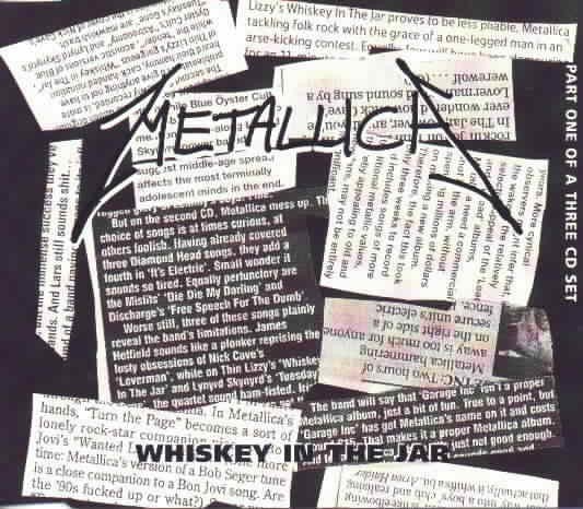 METALLICA - WHISKEY IN THE JAR (PART 1 OF A 3 CD SET) - CD SINGLE 1999 2.EL