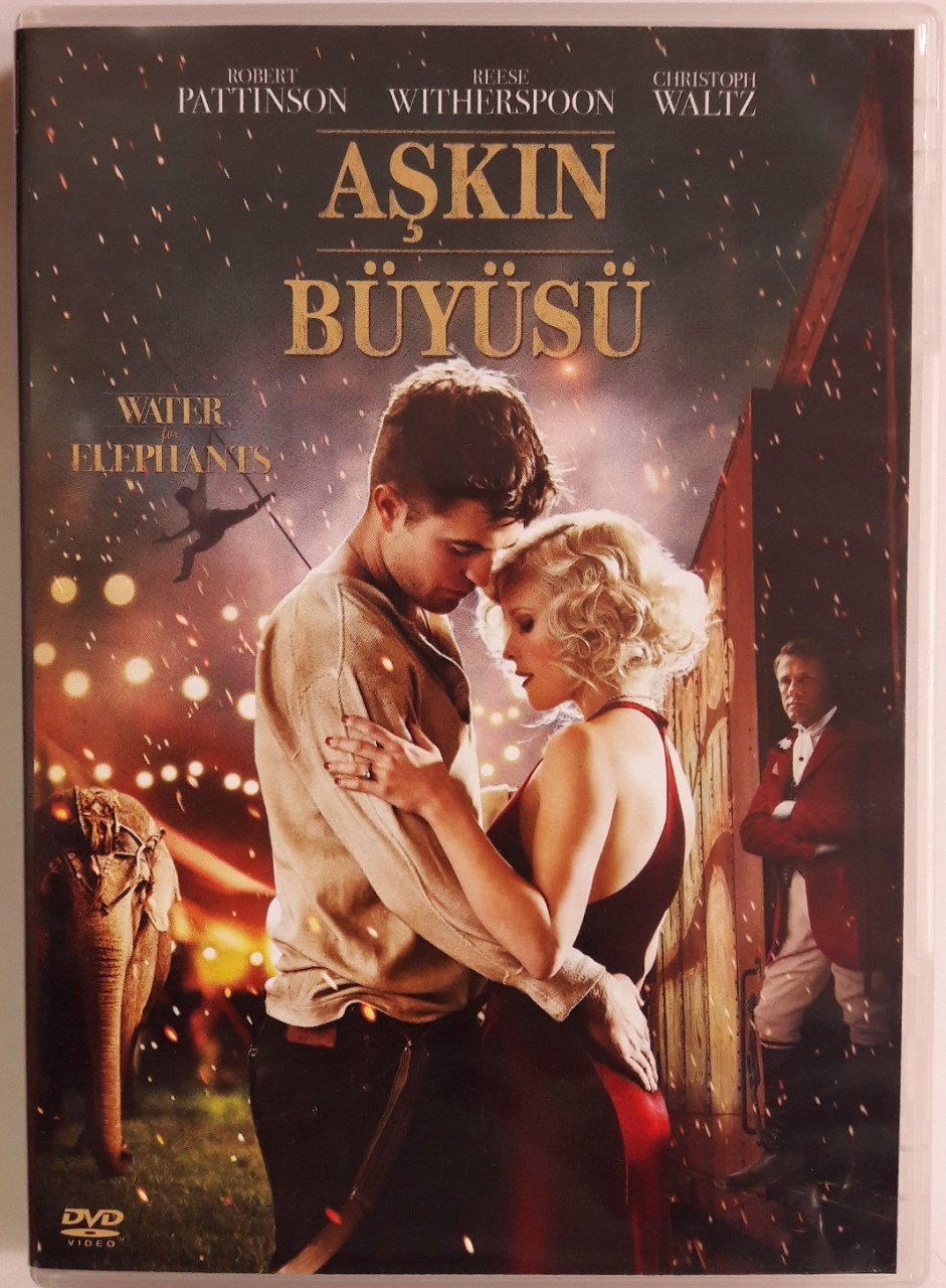 AŞKIN BÜYÜSÜ - WATER FOR ELEPHANTS - REESE WITHERSPOON - ROBERT PATTINSON - CHRISTOPH WALTZ - DVD 2.EL