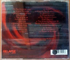TODAY IS THE DAY - IN THE EYES OF GOD (1999) RELAPSE RECORDS CD 2.EL