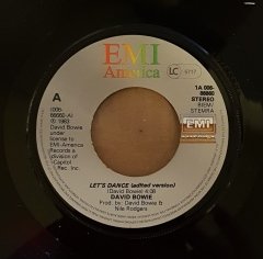 DAVID BOWIE - LET'S DANCE / CAT PEOPLE  - 7'' 45 DEVİR 2.EL PLAK