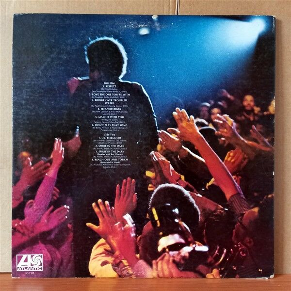 ARETHA FRANKLIN – LIVE AT FILLMORE WEST (1971) - LP 2.EL PLAK