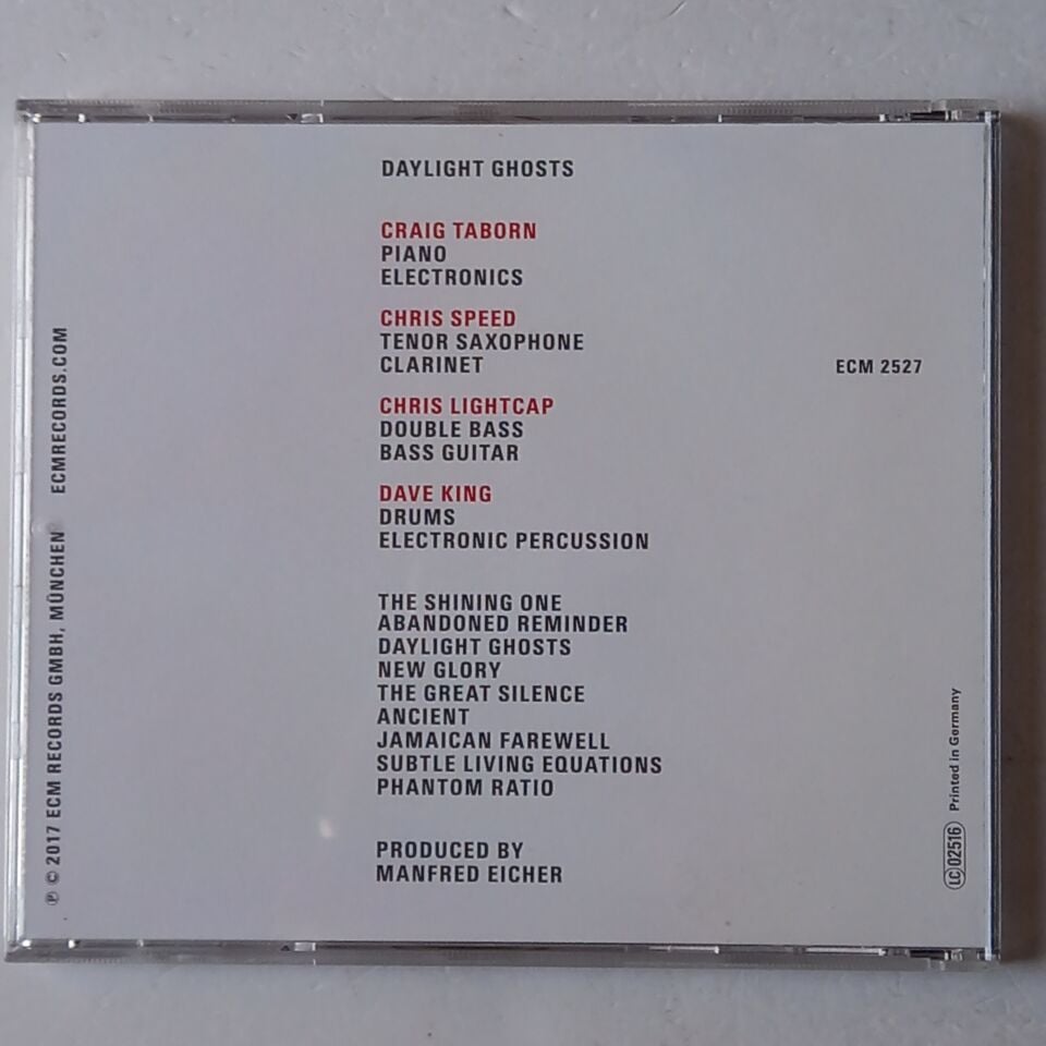 CRAIG TABORN – DAYLIGHT GHOSTS (2017) - CD 2.EL