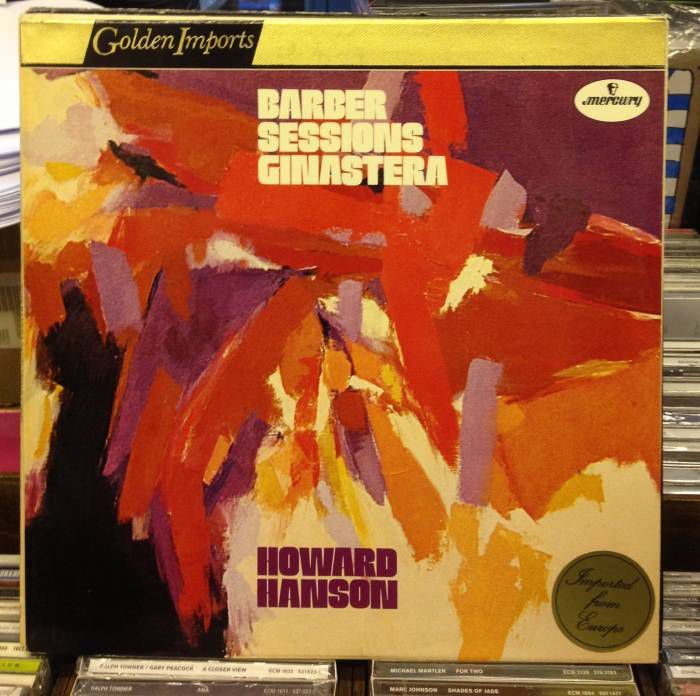 HANSON BARBER SESSIONS GINASTERA LP 2.EL