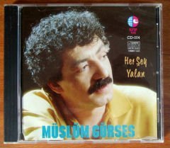 MÜSLÜM GÜRSES - HER ŞEY YALAN 1992 CD 2.EL