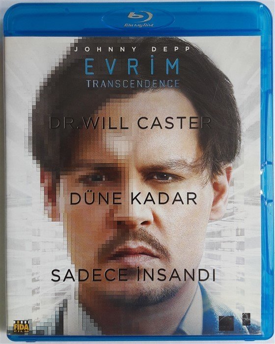 EVRİM - TRANSCENDENCE - JOHNNY DEPP - MORGAN FREEMAN - BLU-RAY 2.EL