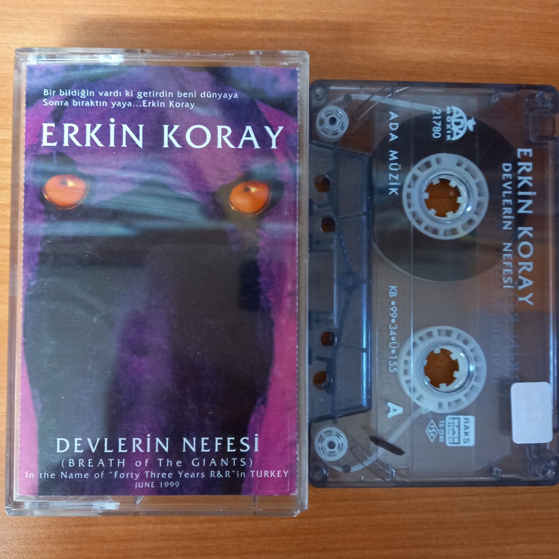 ERKİN KORAY - DEVLERİN NEFESİ (1999) - KASET 2.EL