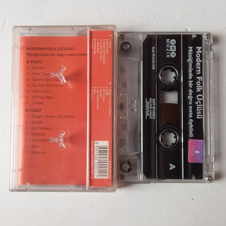 MODERN FOLK ÜÇLÜSÜ - MÜZİĞİMİZDE BİR DOĞRU NOTA ÖYKÜSÜ (1999) - KASET 2.EL